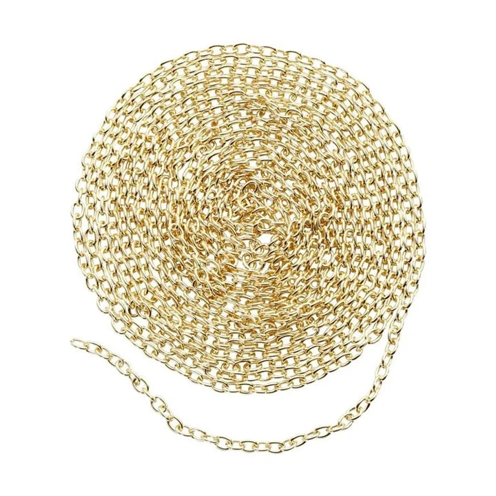 Gold-Plated Chain 2 mm x 2 m