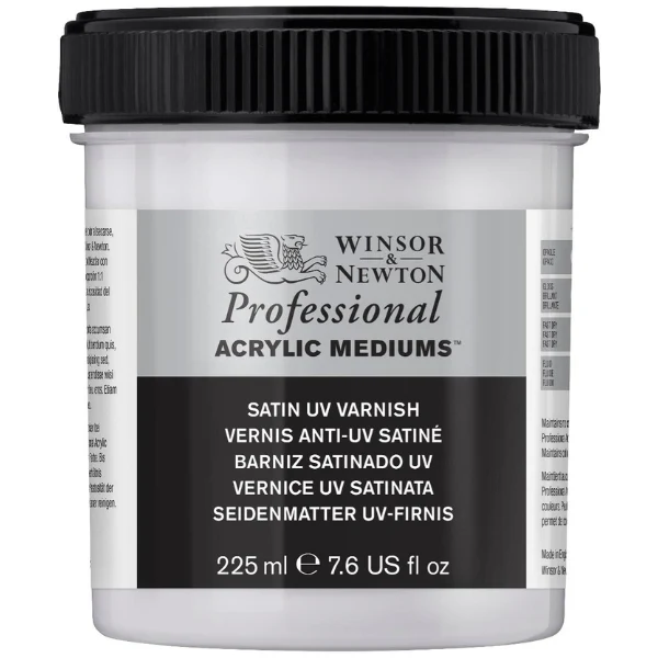 Winsor and Newton - Artists' Acrylic Satin UV Varnish - 225ml -