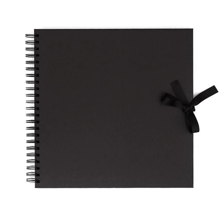 Black Scrapbooking Album