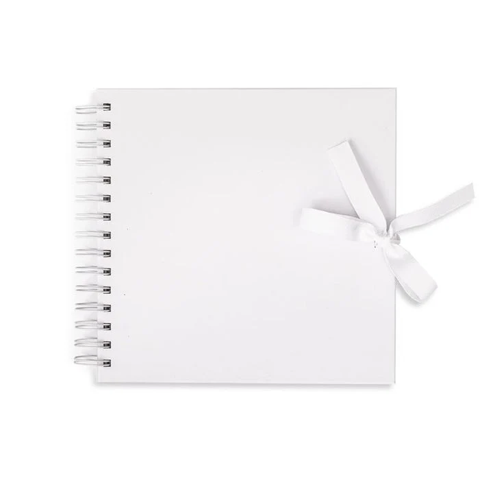 White Scrapbooking Album