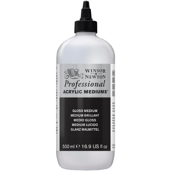 Winsor and Newton - Artists' Acrylic Gloss Medium - 500ml -
