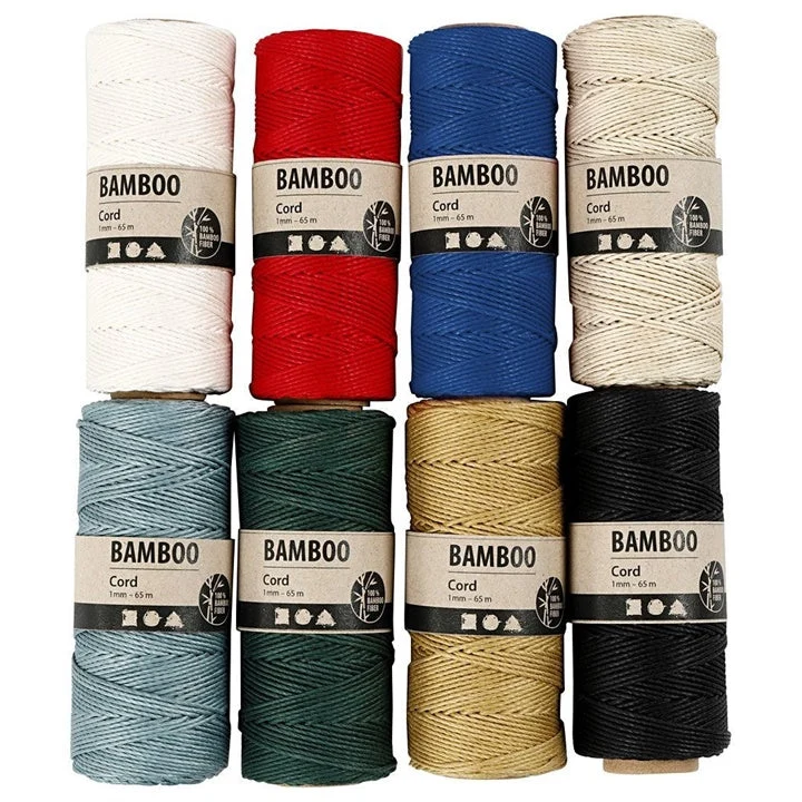 Twisted Bamboo Twine - 65 m