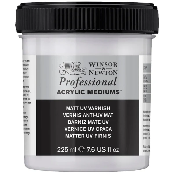 Winsor and Newton - Artists' Acrylic Matt UV Varnish - 225ml