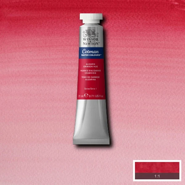 Winsor and Newton - Cotman Watercolour - 21ml - Alizarin Crimson