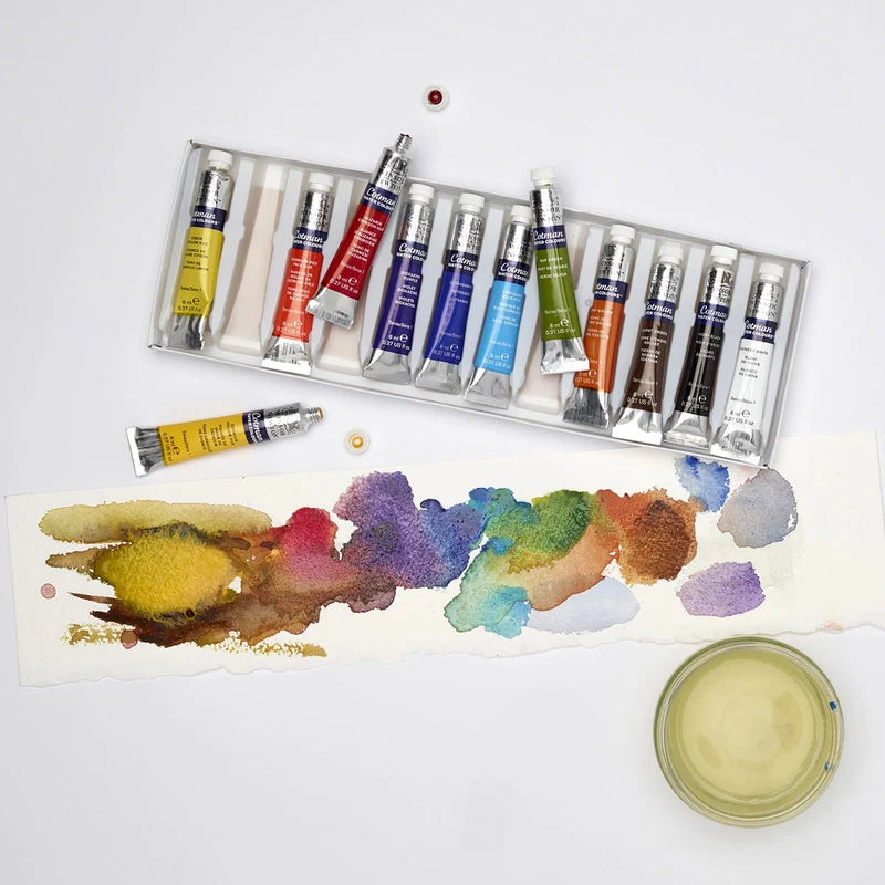 Winsor and Newton - Cotman Watercolour - 12 Tube Set