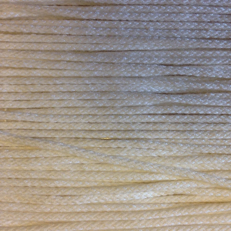 Flechtkordel 2 mm creme