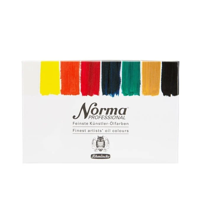 Schmincke Norma Professional Set of Professional Oil Paints in Tubes, 8 x 20 ml