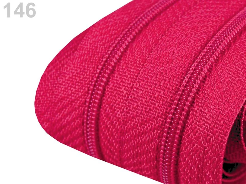 Endlos-Reißverschluss dunkles pink