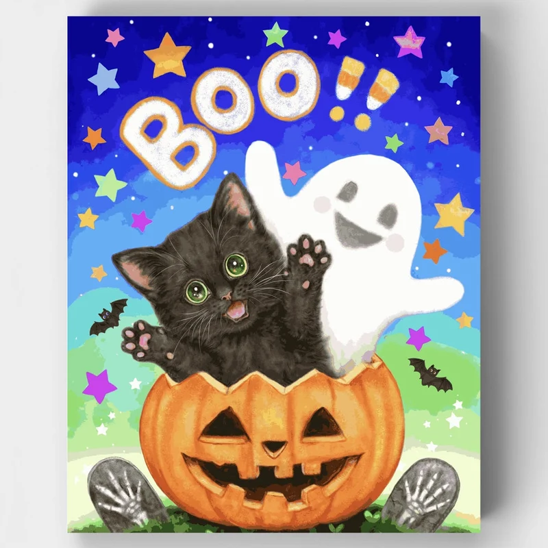 Boo - Paint by Numbers Kit