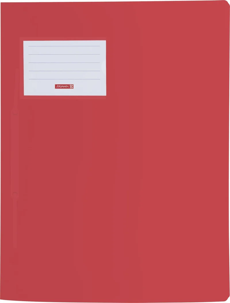 BRUNNEN FACT!pp Schnellhefter A4 - Professionelle Organisation in Rot