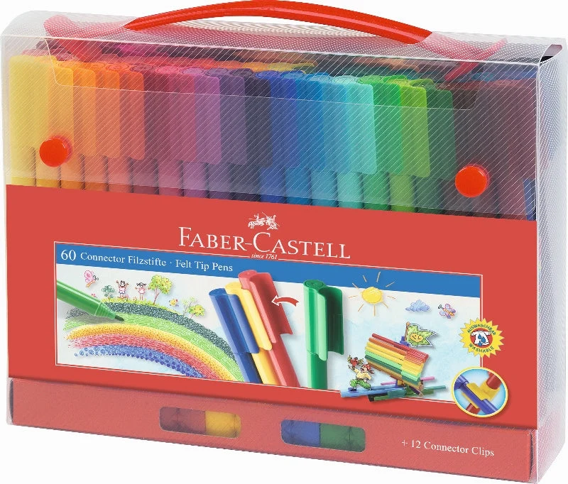Markers with Clips, Gift Pack of 60