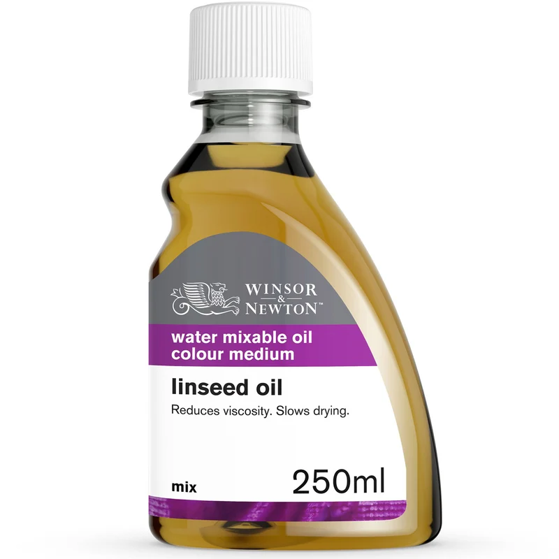 Winsor and Newton - Water Mixable Linseed Oil - 250ml