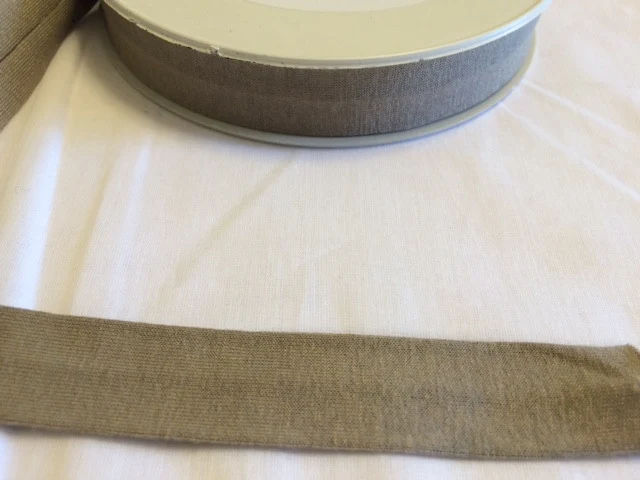 Jersey-Schrägband taupe