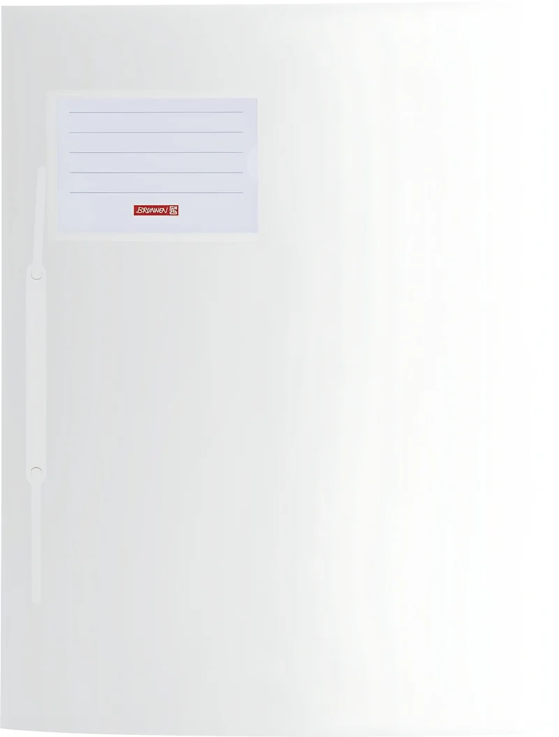 BRUNNEN FACT!pp Schnellhefter A4 Arctic - Transluzente PP-Folie mit Metallspange