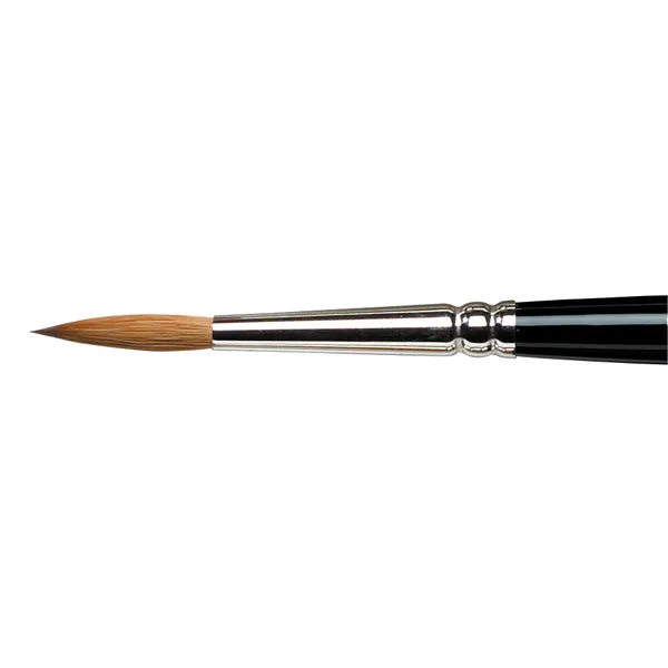 Winsor and Newton - Series 7 Kolinsky Sable - Round Short Handle Brush - No. 01