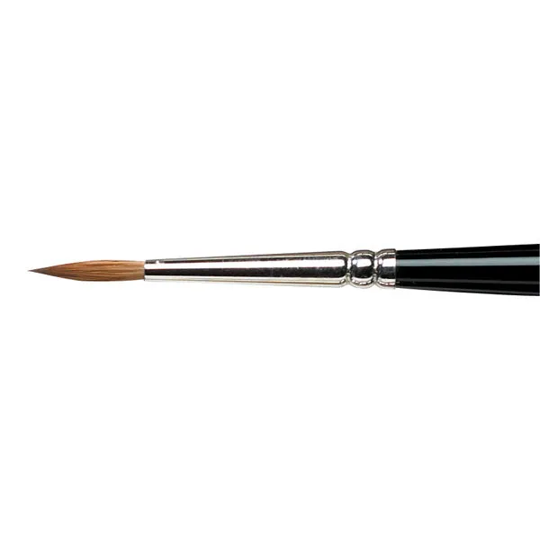 Winsor and Newton - Series 7 Kolinsky Sable - Round Short Handle Brush - No. 000