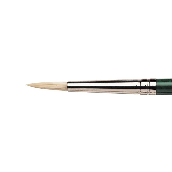 Winsor and Newton - Winton Round Long Handle Brush - No. 3