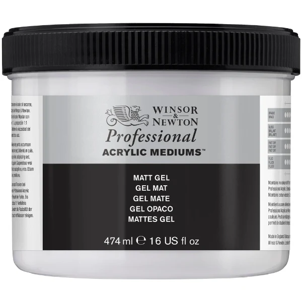 Winsor and Newton - Artists' Acrylic Matt Gel - 474ml