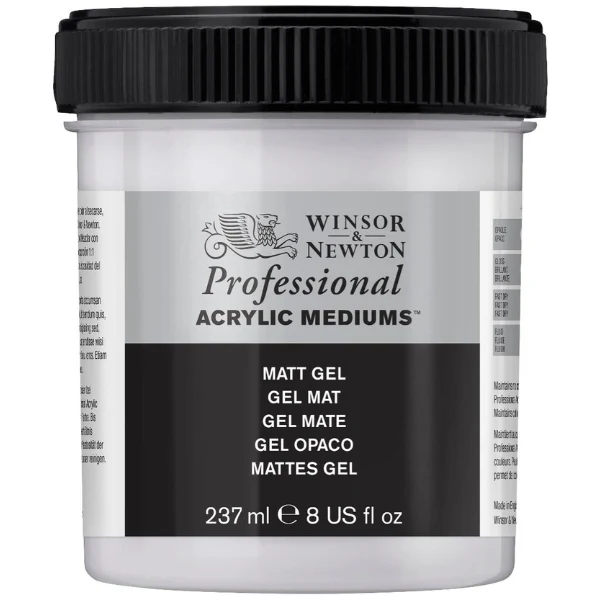 Winsor and Newton - Artists' Acrylic Matt Gel - - 237ml
