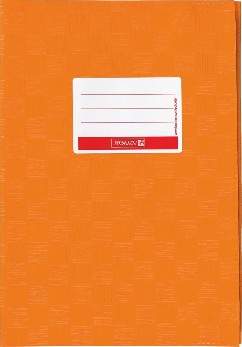 BRUNNEN Hefthülle A5 Orange - Robuster Schutz mit Stil