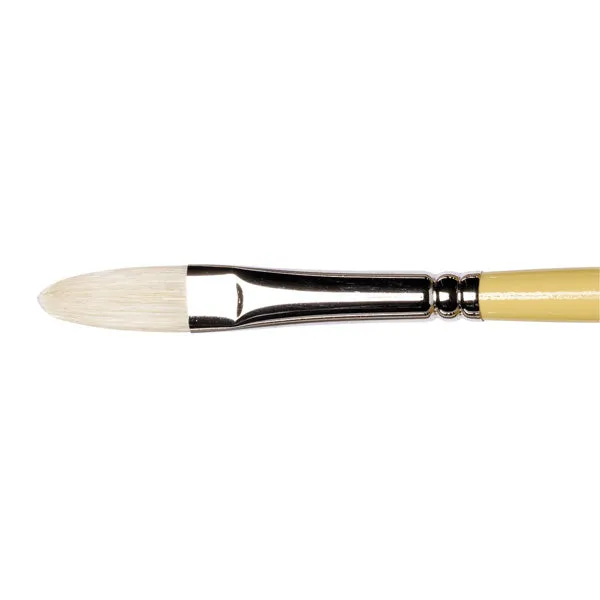 Winsor and Newton - Artists' Hog Filbert Long Handle Brush - No. 6