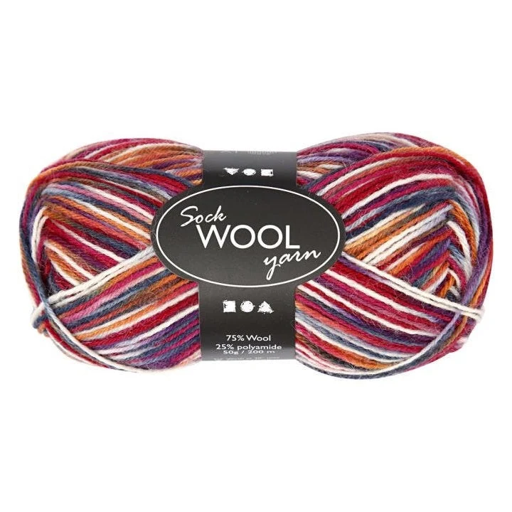Thin Sock Yarn, 200 m