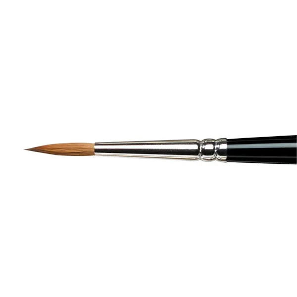 Winsor and Newton - Series 7 Kolinsky Sable - Round Short Handle Brush - No. 0