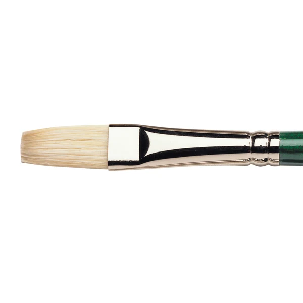 Winsor and Newton - Winton Long Flat Long Handle Brush - No. 8