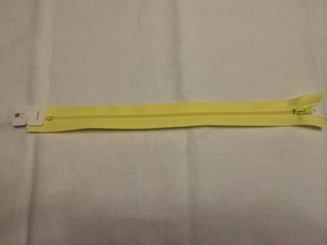 Reißverschluss hellgelb 25cm 1,8€