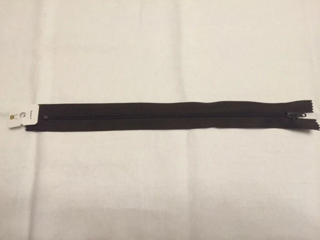 Reißverschluss dunkelbraun 25cm 1,8€