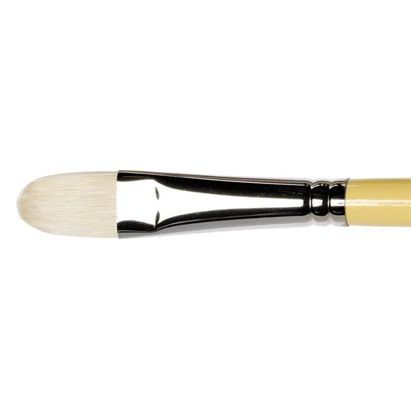 Winsor and Newton - Artists' Hog Filbert Long Handle Brush - No. 12
