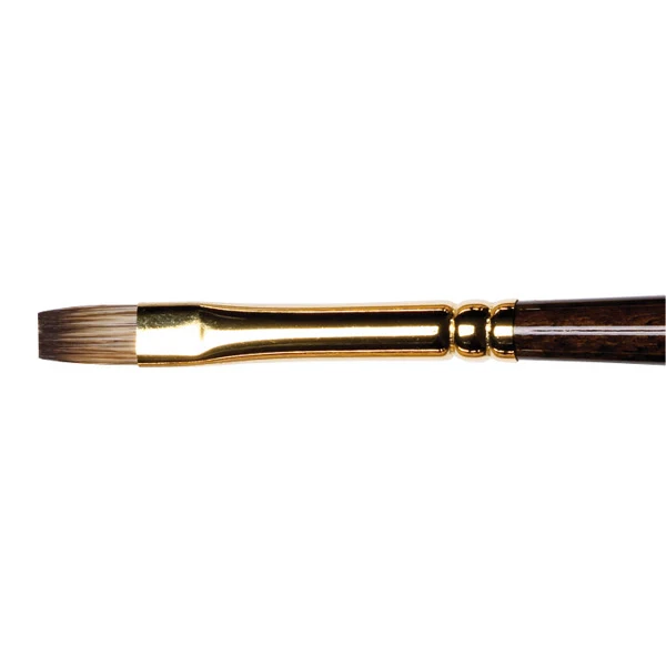 Winsor and Newton - Monarch Long Flat Long Handle Brush - No. 4