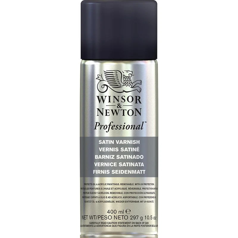 Winsor and Newton - Aerosol Satin Varnish - 400ml