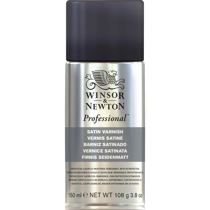 Winsor and Newton - Aerosol Satin Varnish - 150ml