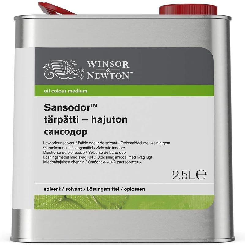Winsor and Newton - Sansodor Low Odour Solvent Cleaner - 2.5 Litre