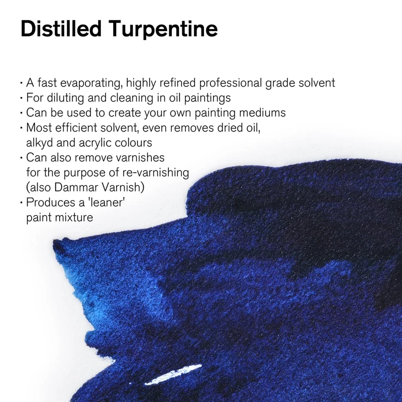 Winsor and Newton - English Distilled Turpentine - 500ml