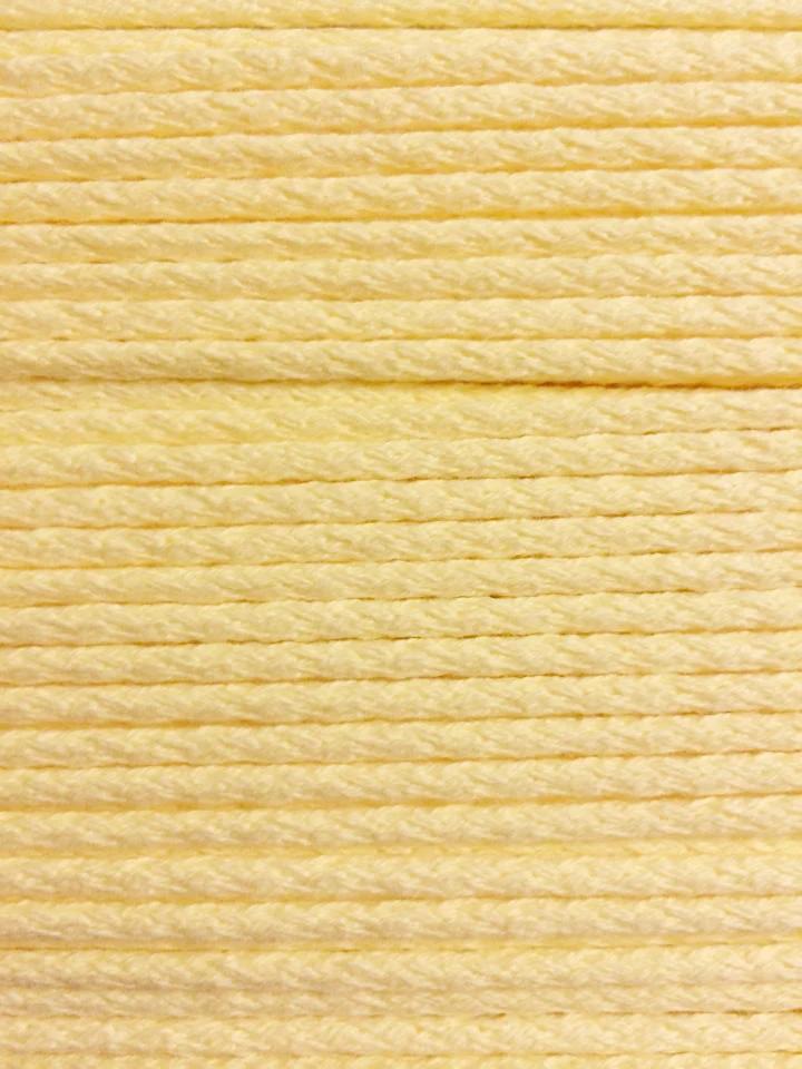 Kordel Anorakkordel 3mm creme-hellgelb