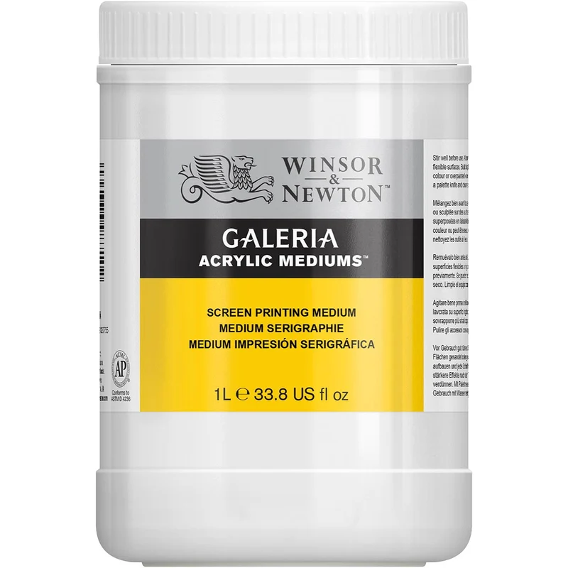Winsor and Newton - Galeria Screen Printing Medium - 1 Litre -