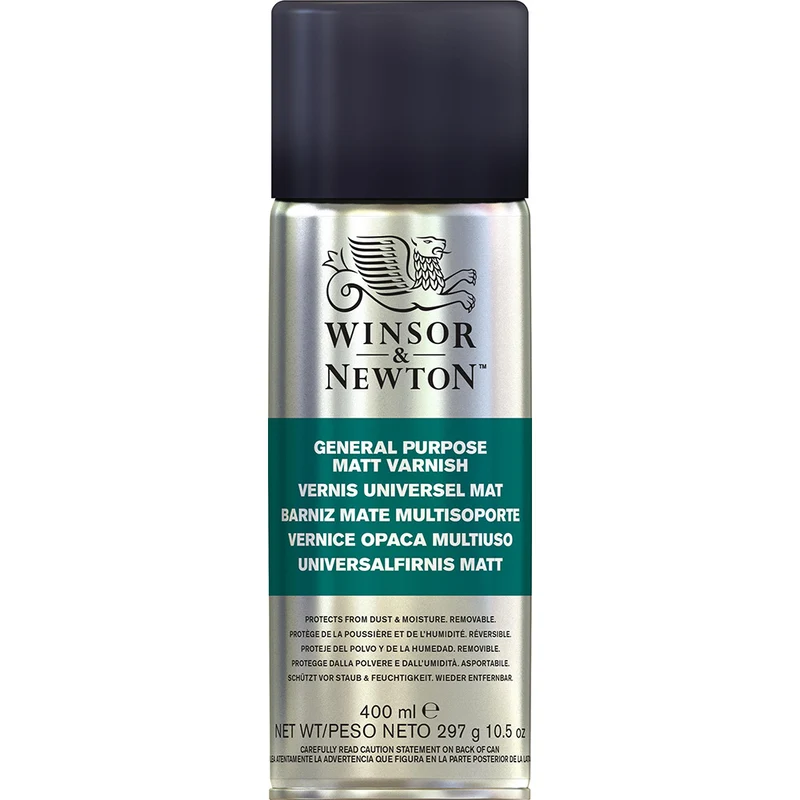 Winsor and Newton - Aerosol All Purpose Matt Varnish - 400ml