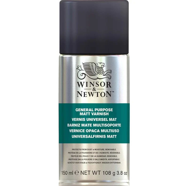 Winsor and Newton - Aerosol All Purpose Matt Varnish - 150ml