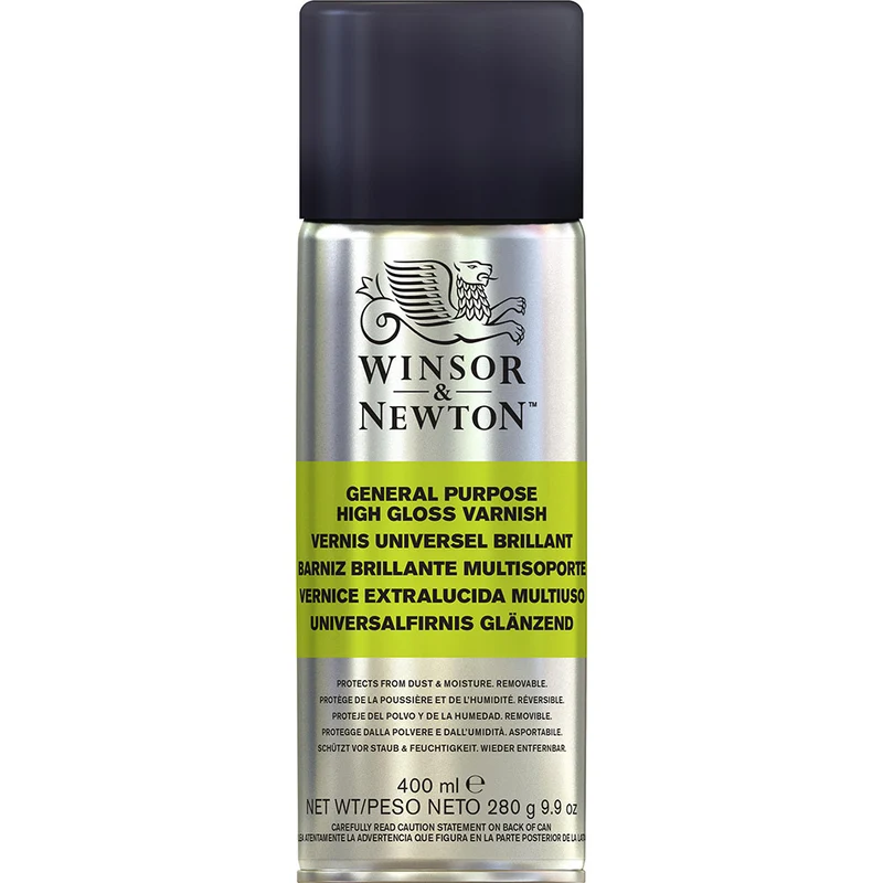 Winsor and Newton - Aerosol All Purpose High Gloss Varnish - 400ml