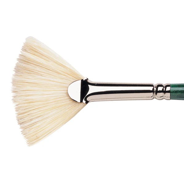 Winsor and Newton - Winton Fan Long Handle Brush - No. 3