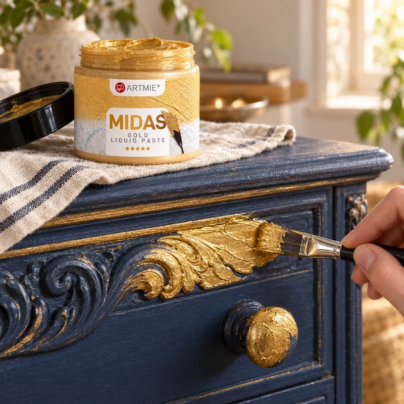 ARTMiE MIDAS Liquid Gold Metallic Paste