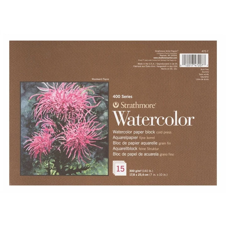 Strathmore Watercolor Pad, 15 Sheets