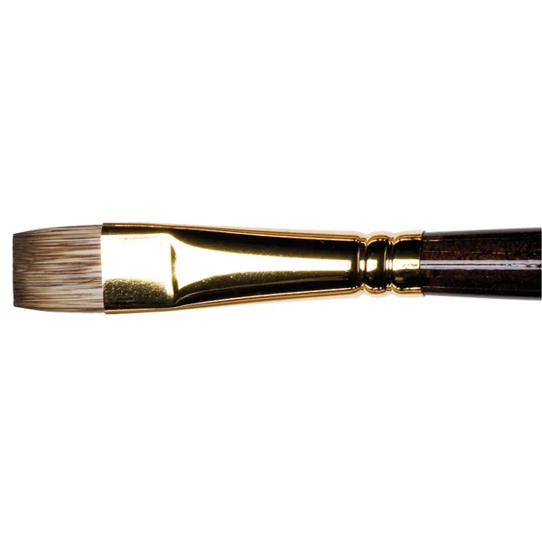 Winsor and Newton - Monarch Short Flat-Bright Long Handle Brush - No. 10