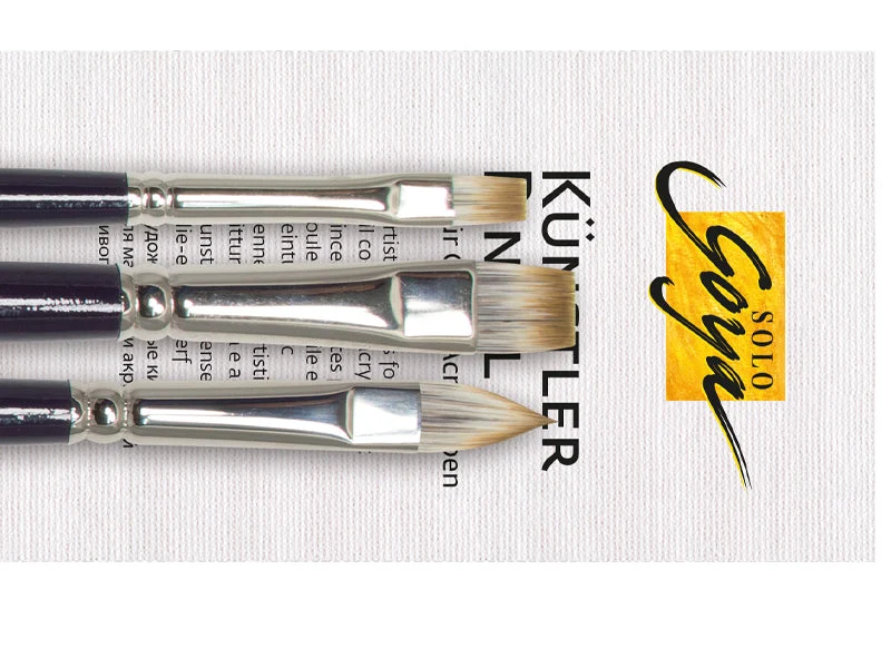 Solo Goya Premium Brush Set, 3-Piece