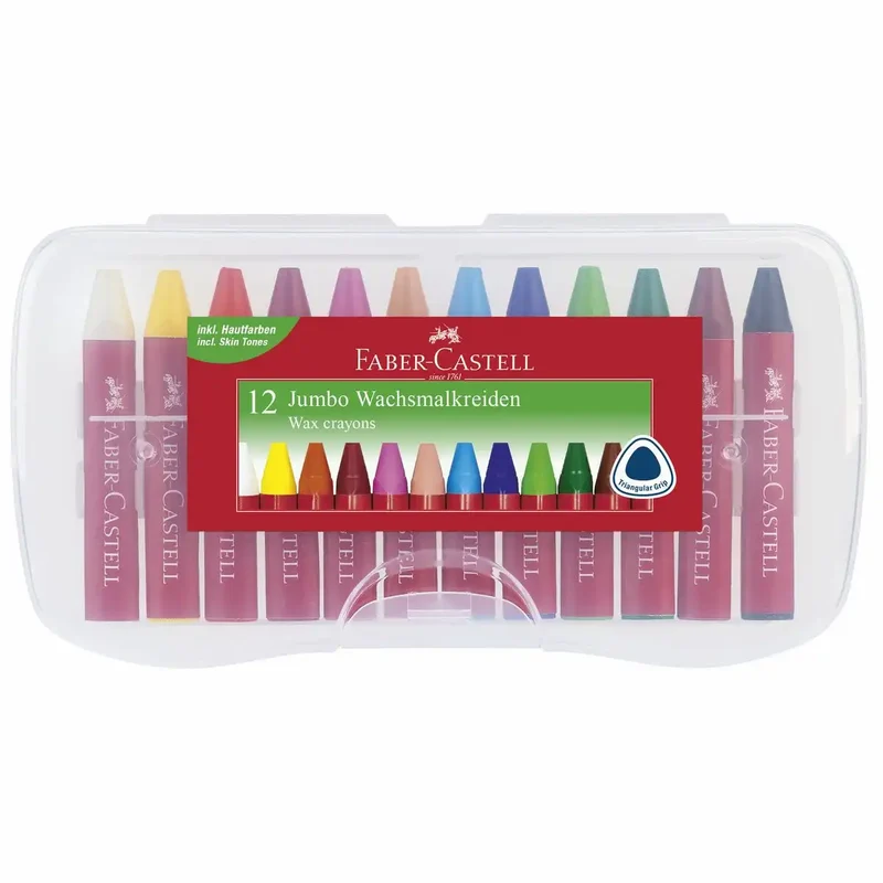 Faber-Castell Wachsmalstifte - Premium Malkreiden für Kinder