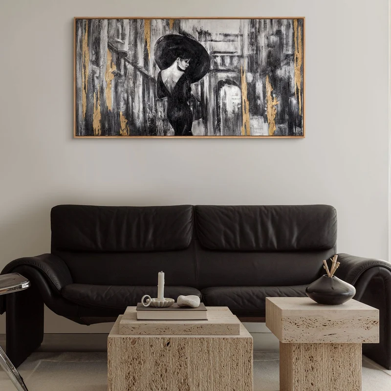 Bilder fürs Wohnzimmer "Filmstreifen" Wandbilder Schwarz Weiß mit Rahmen