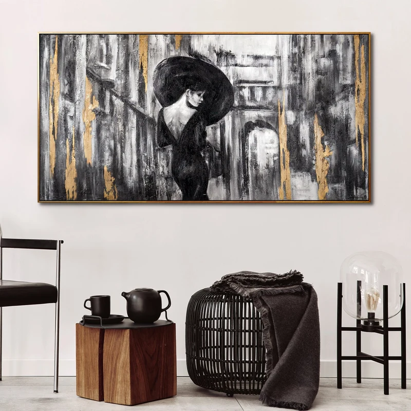 Bilder fürs Wohnzimmer "Filmstreifen" Wandbilder Schwarz Weiß mit Rahmen