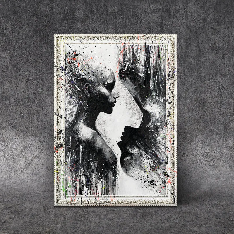 Handgemaltes Acrylbild "Farbklänge" – Moderne abstrakte Kunst